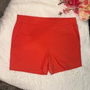 2 x 20$ White House Black Market Vibrant Coral High Waist Shorts